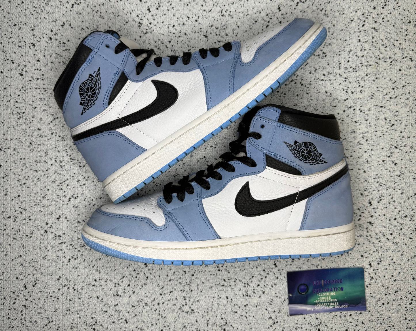 Jordan 1 University Blue 8.5 Men/10 Women “Preowned”
