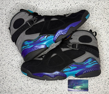 Jordan 8 Aqua 11.5 Men/13 Women “Preowned”