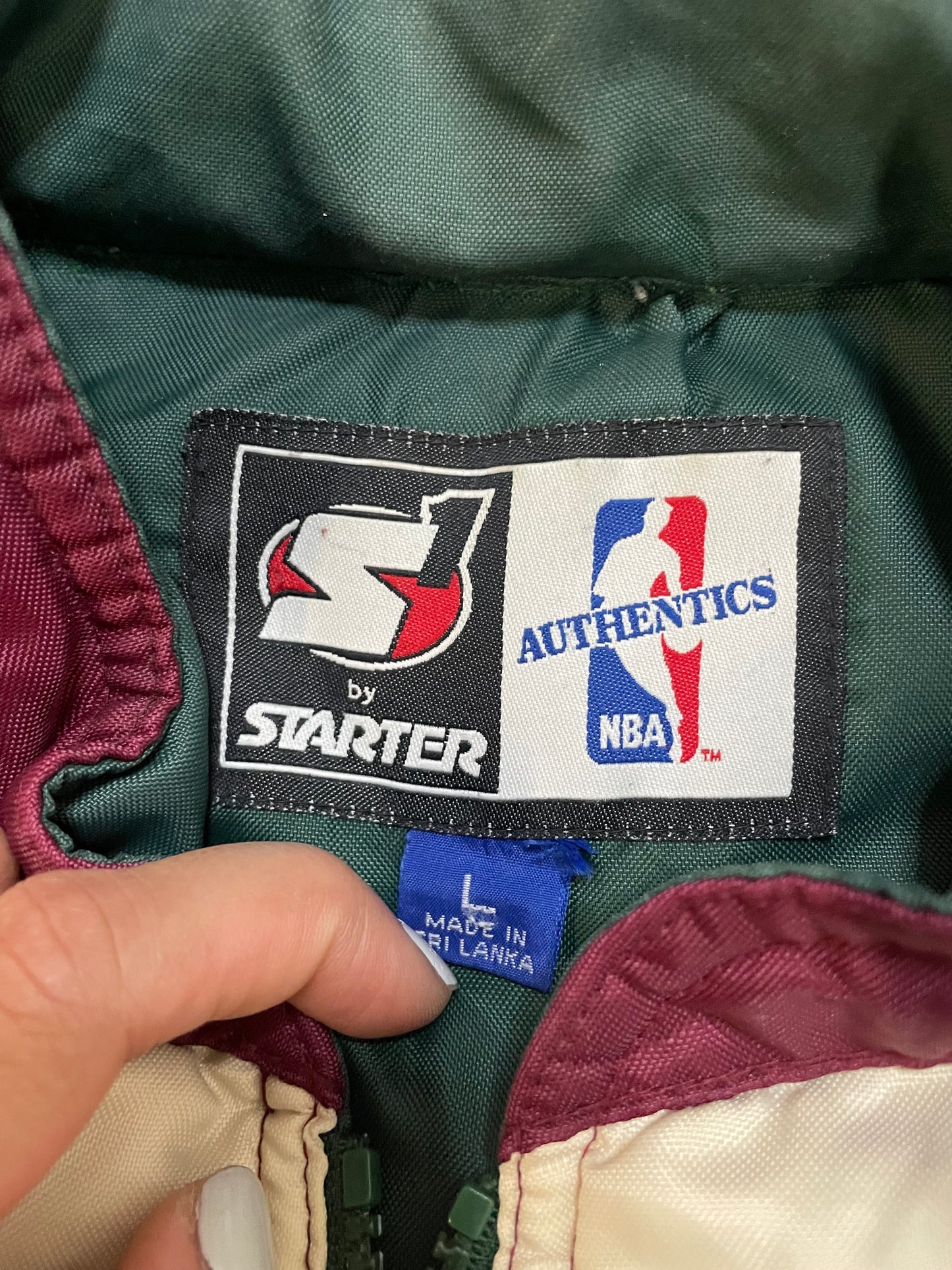 Vintage 1990s Seattle Sonics starter jacket