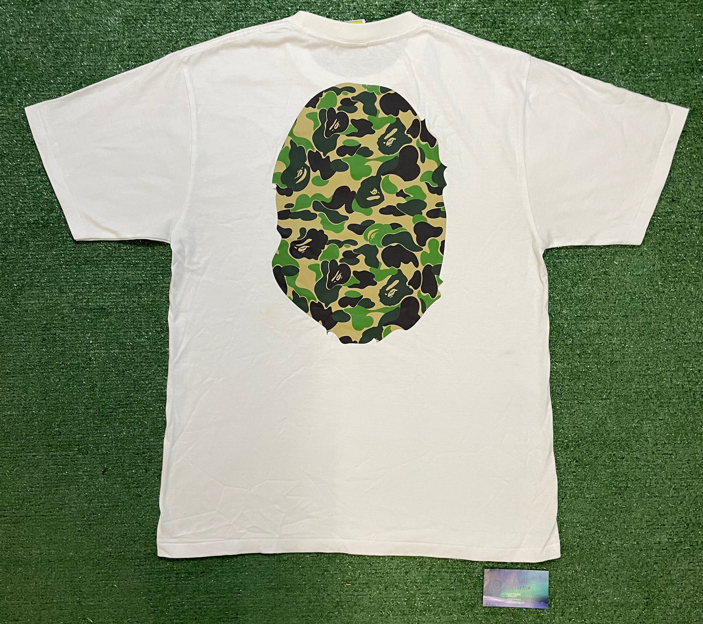 Bape abc camo big ape head tee