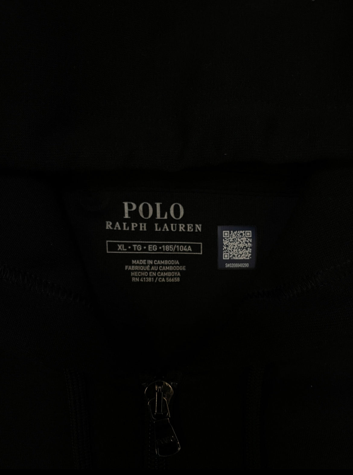 Polo Ralph Lauren black sweatsuit