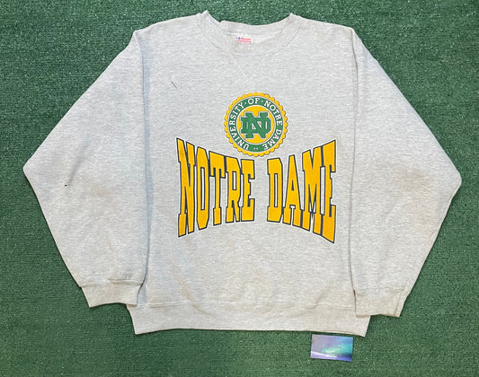 Vintage 1990s University of Notre Dame Crewneck