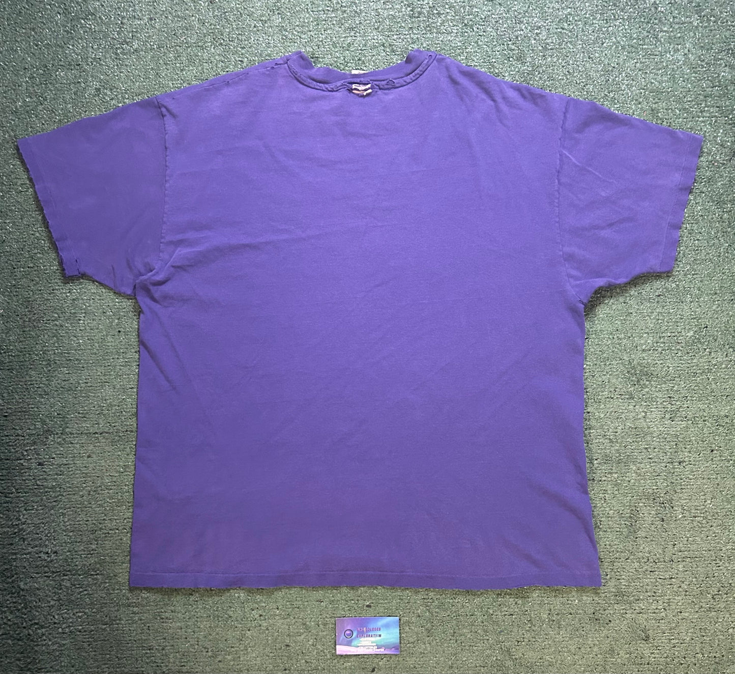 Vintage 1990s Disney Mickey Mouse purple distressed tee