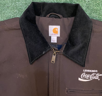 Vintage Carhartt dark brown Detroit jacket