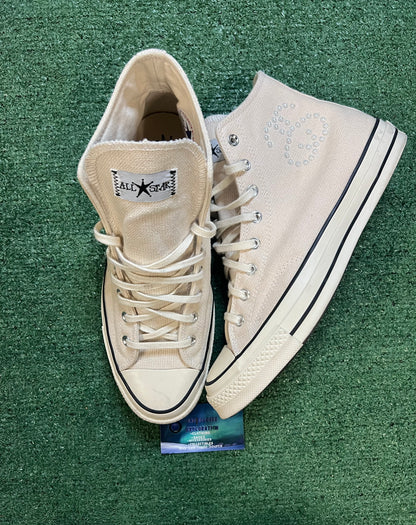 Converse chuck Taylor All star 70 X Stussy fossil pearl size 11.5men/13women