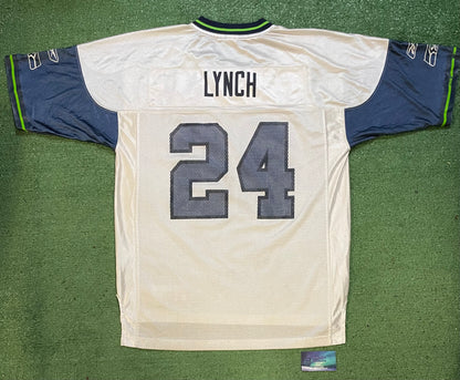 Vintage 2000s Seattle Seahawks  Marshall Lynch #24 jersey