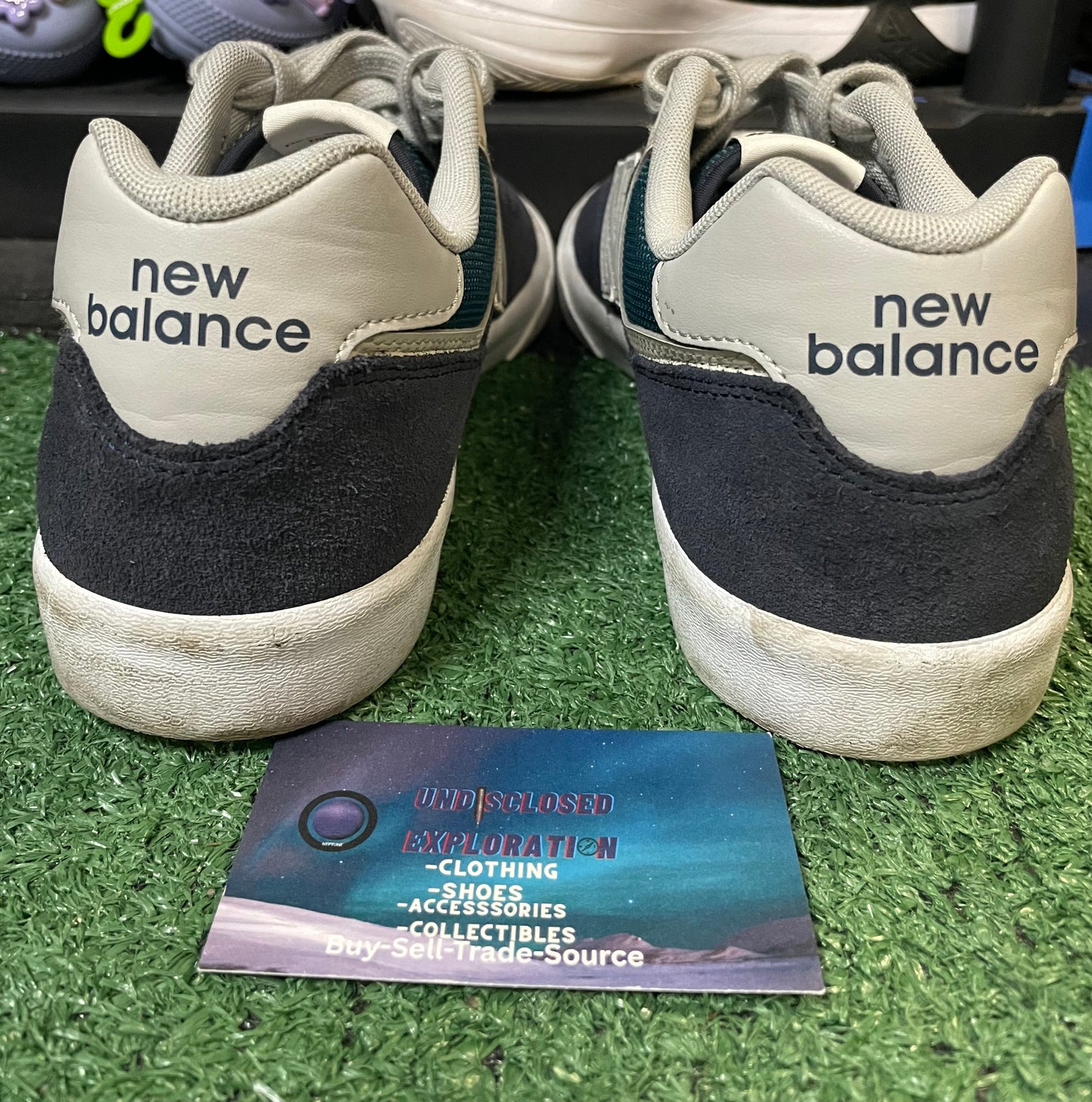 New Balance Numeric 574 navy grey size 10men/11.5women