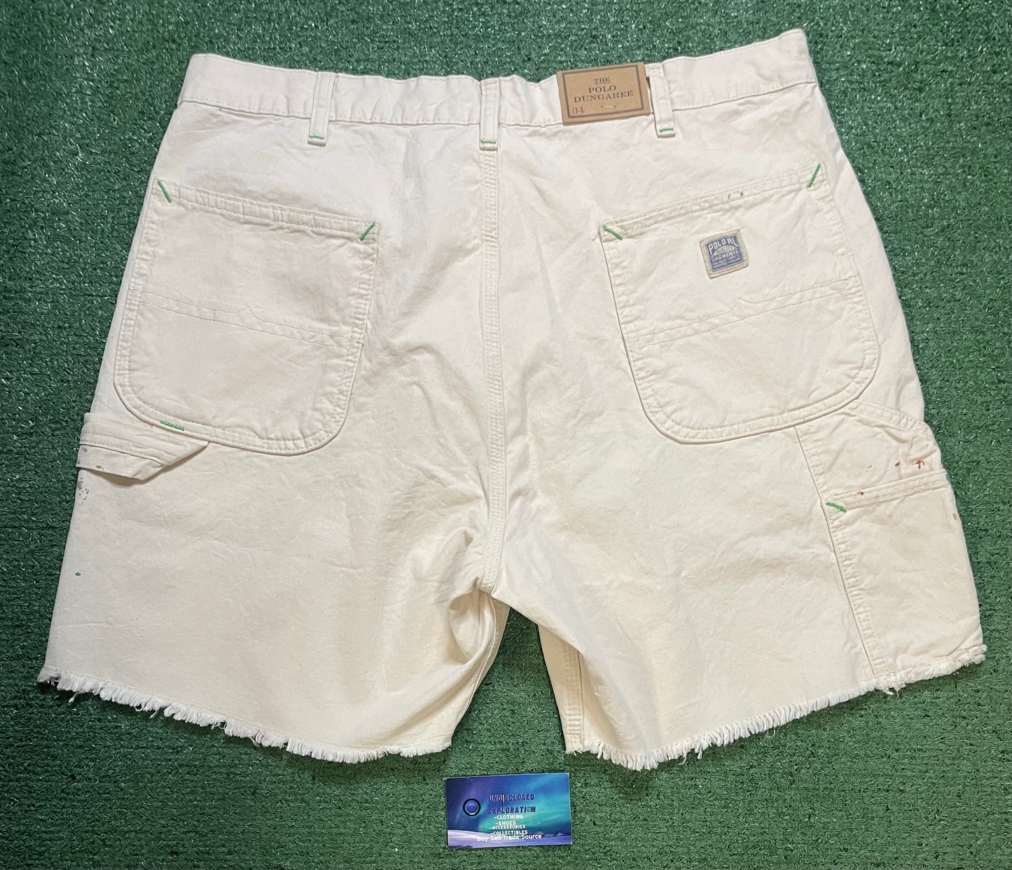 Polo Ralph Lauren paint splatter carpenter shorts