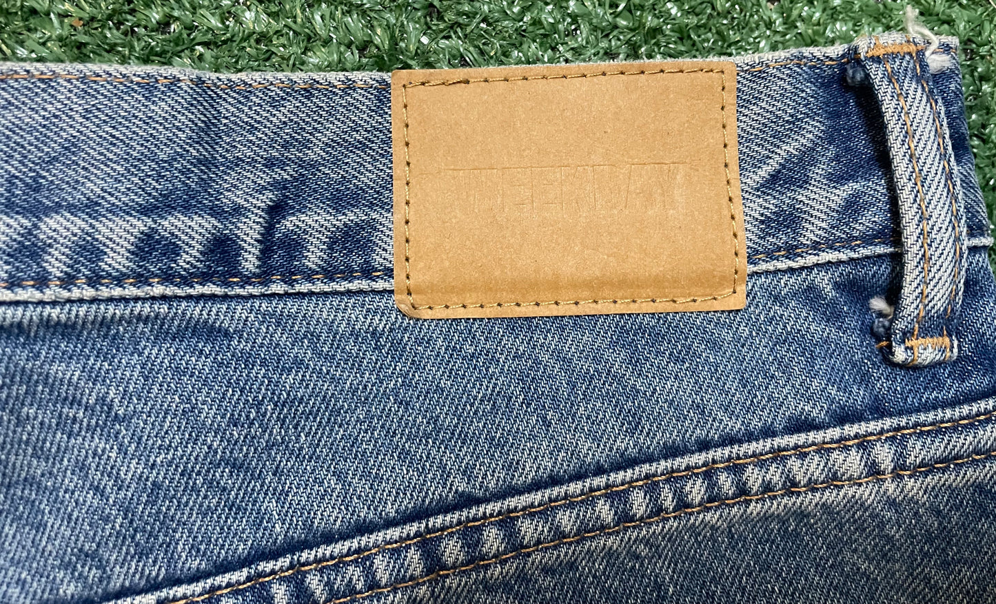 Weekday light wash Jean shorts