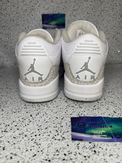 Jordan 3 Pure Money 9.5 Men/11 Women “Preowned”