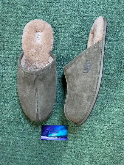 UGG olive green scuff slippers