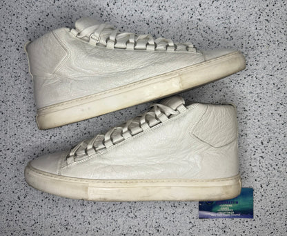 Balenciaga Arenas High White 11 Men/ 44 EU “Preowned”