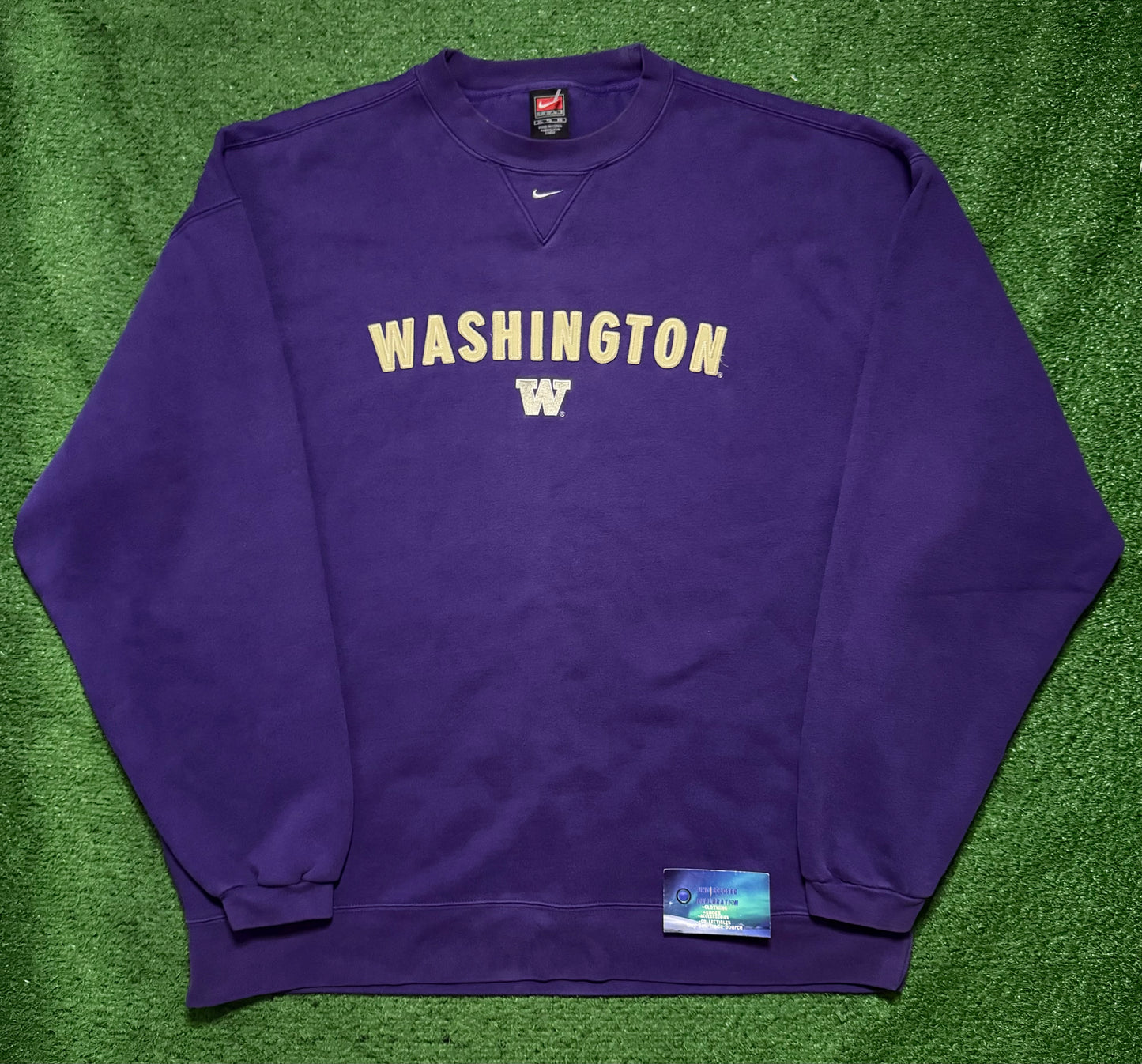 Vintage Washington Huskies Crewneck Nike Center Swoosh