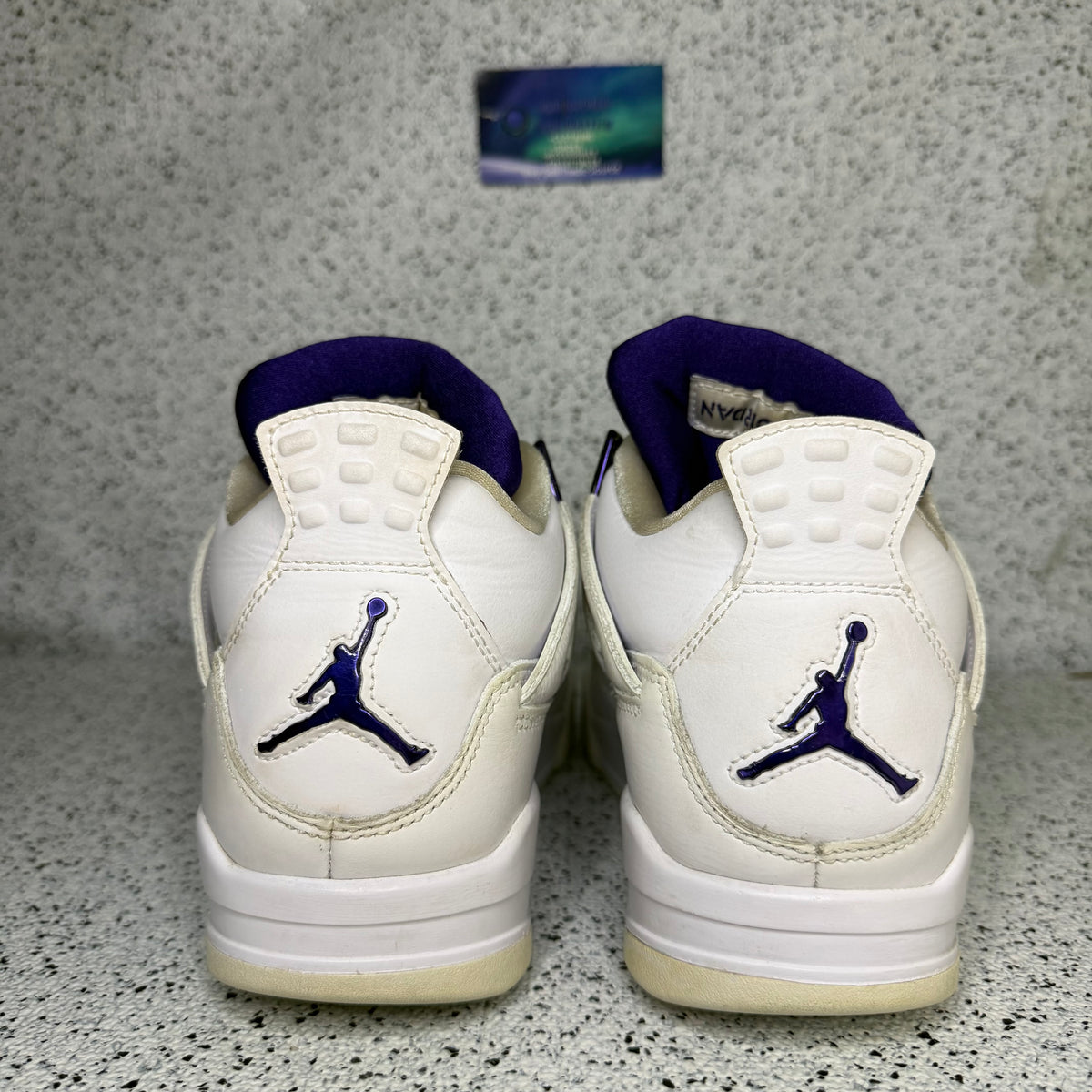 Jordan 4 Purple Metallic 8 Men “Preowned”