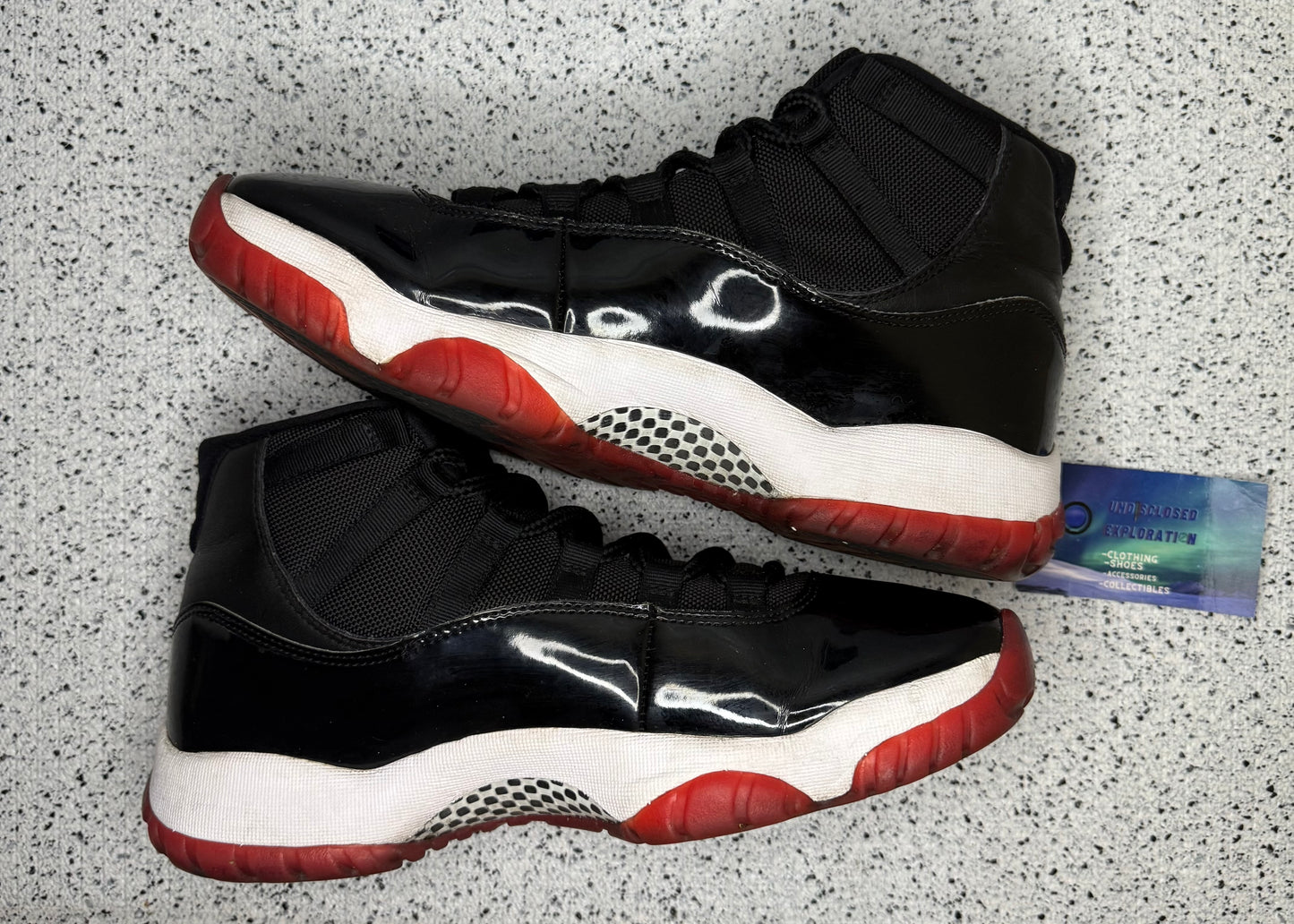 Jordan 11 Bred 10.5 Men/12 Women “Preowned”