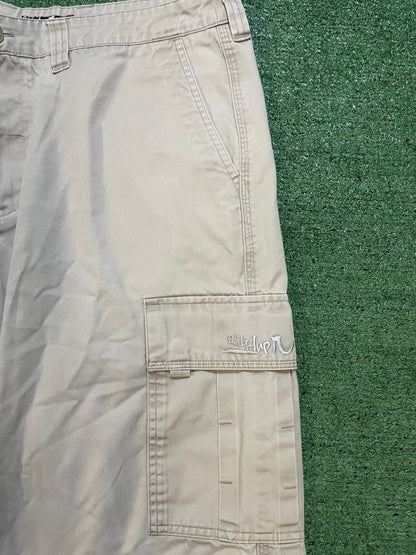 Vintage Quiksilver beige cargo shorts