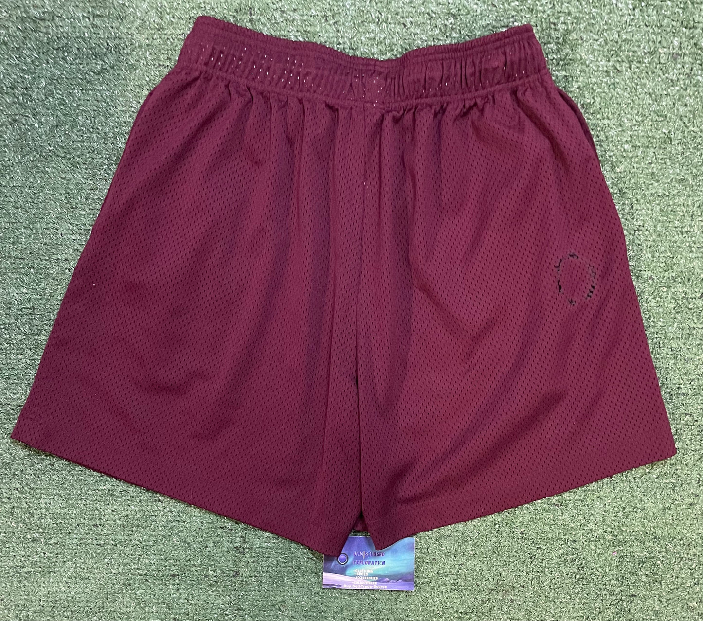 Eric Emanuel burgundy shorts
