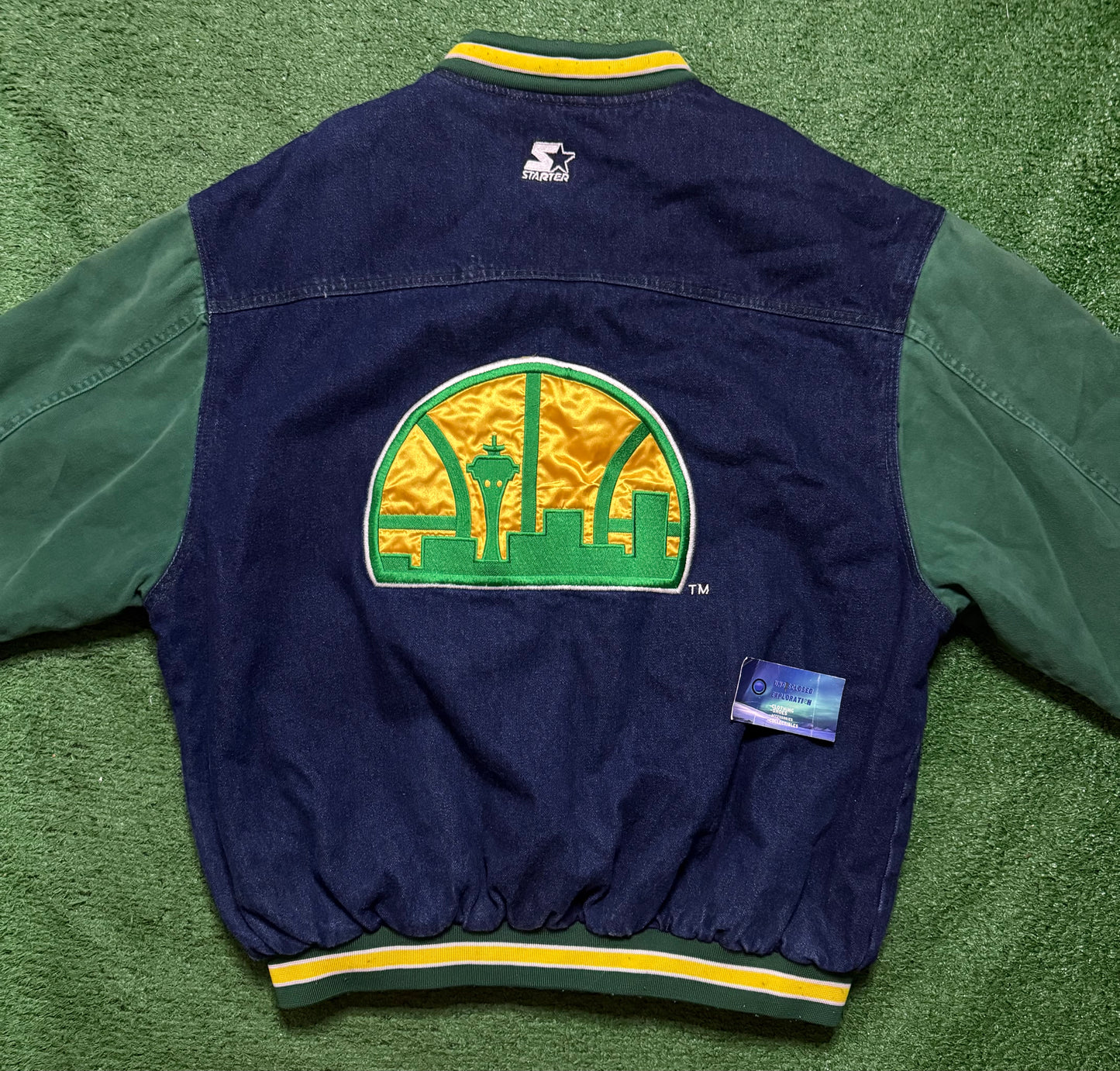 Vintage Seattle SuperSonics Denim Starter Jacket