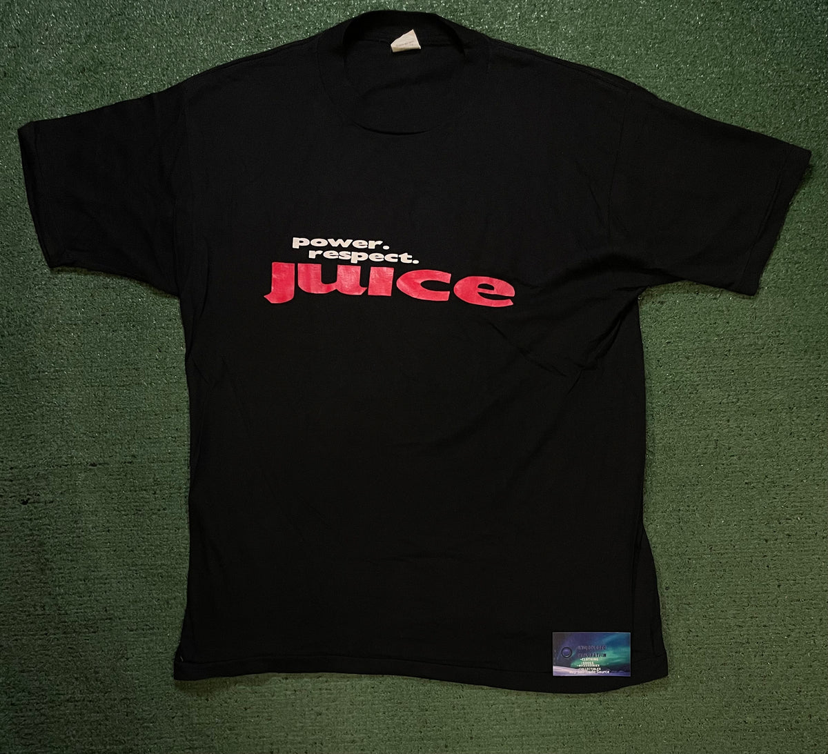 Vintage 1990sPower. Respect. Juice Tupac movie promo tee