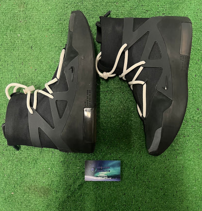 Nike air fear of god 1 triple black size 10.5men/12women