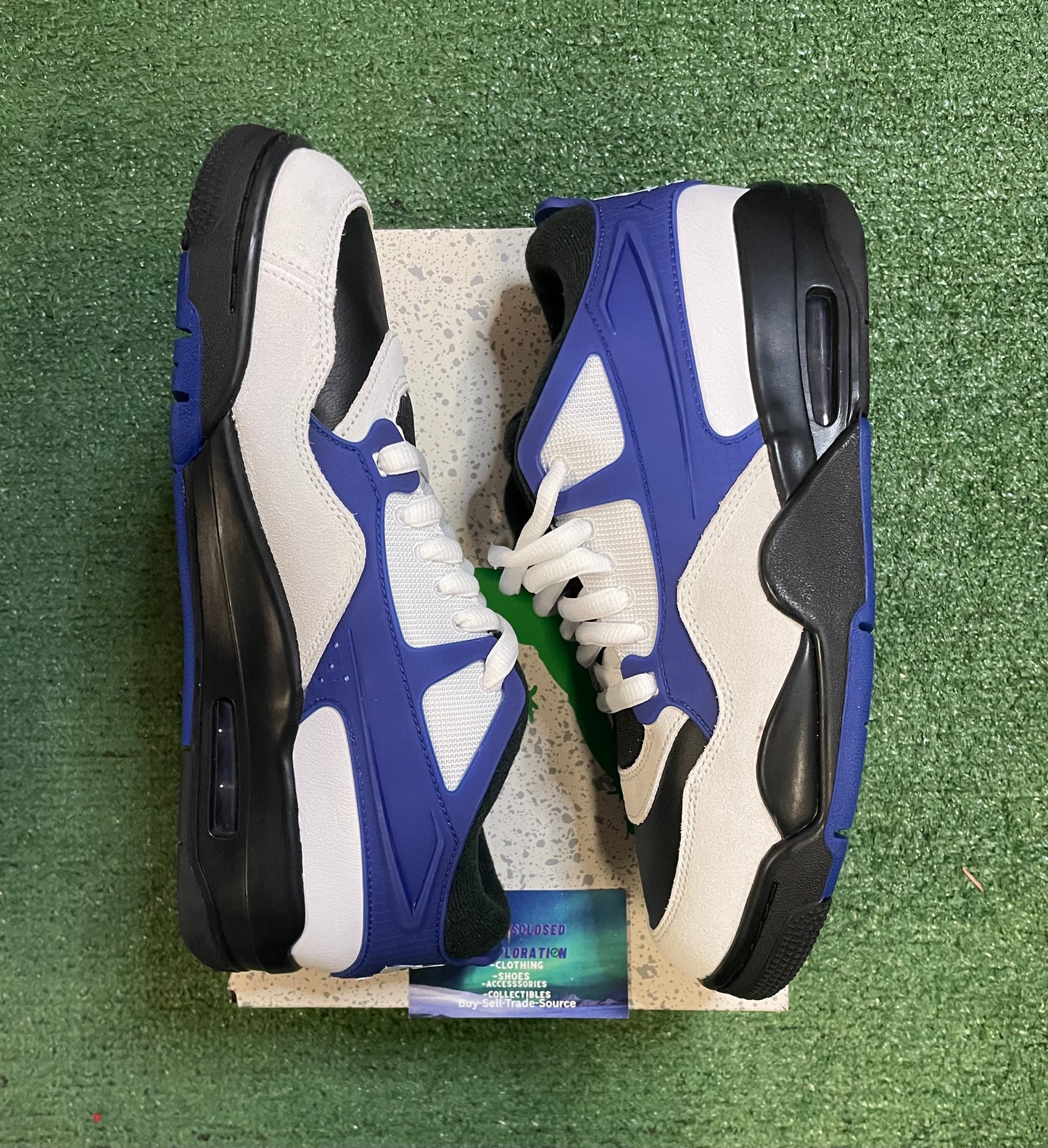 Air Jordan 4 RM black summit white racer blue motorsports