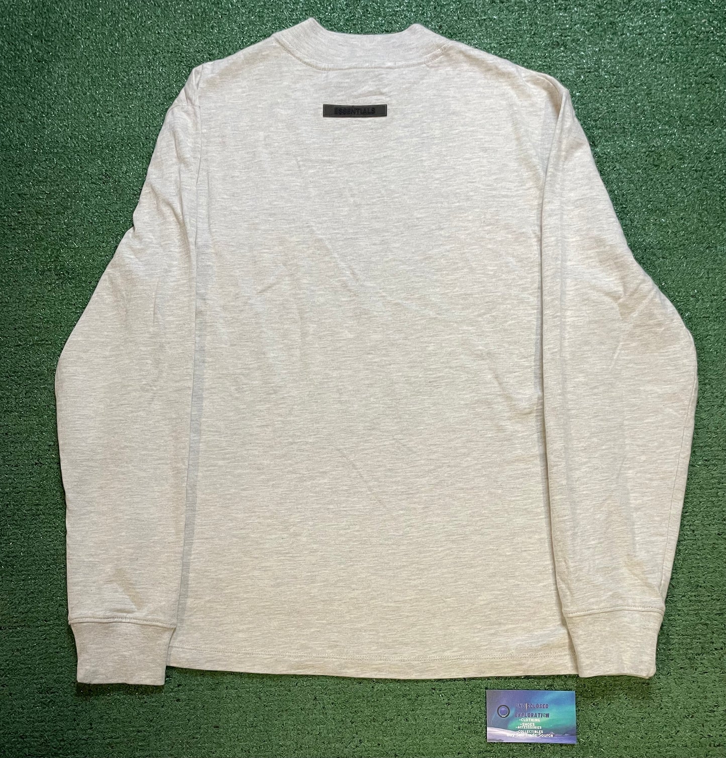 Fear Of God Essentials light oatmeal longsleeve
