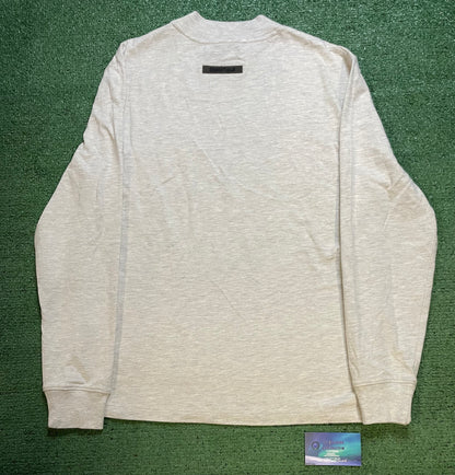Fear Of God Essentials light oatmeal longsleeve