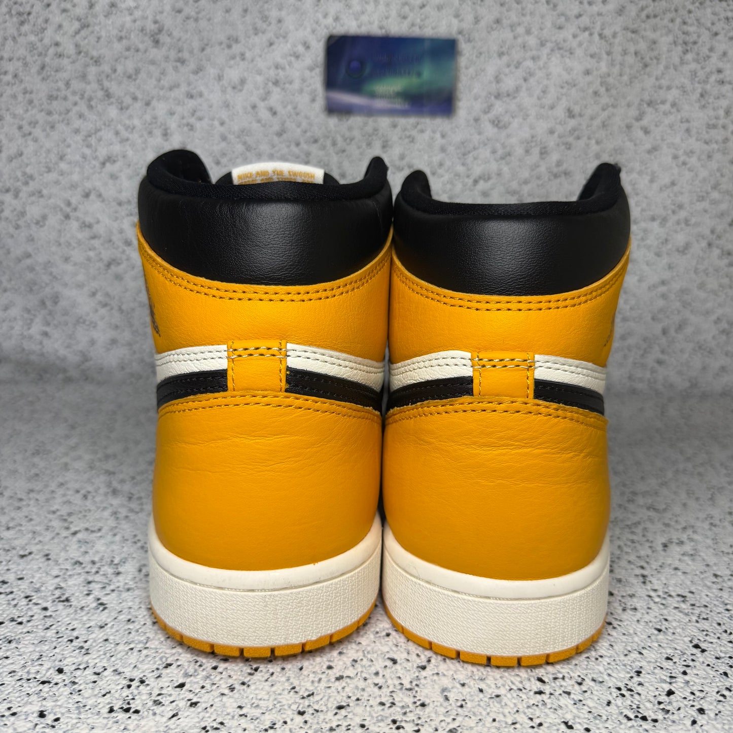 Jordan 1 Yellow Toe Taxi 10.5 Men “Preowned”
