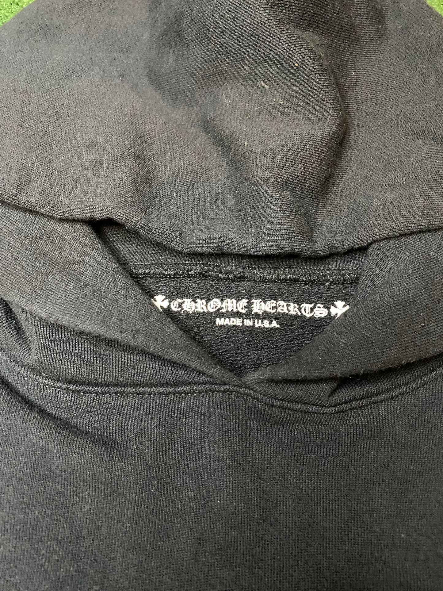 Chrome hearts matty boy black and pink hoodie