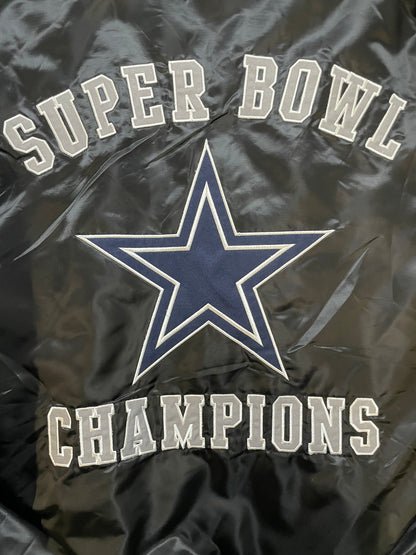 Vintage 1990s Dallas cowboys Jeff Hamilton Super Bowl Champions jacket