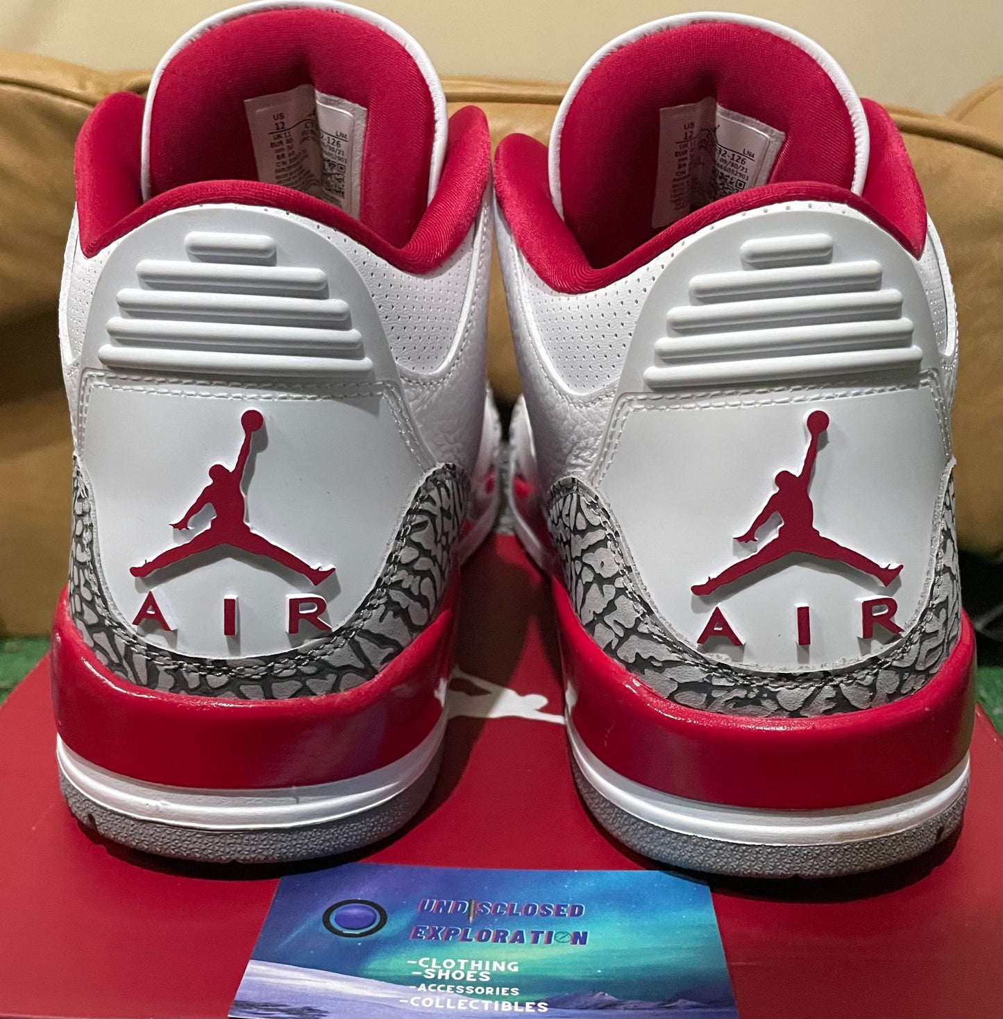 Air Jordan 3 cardinal size 12