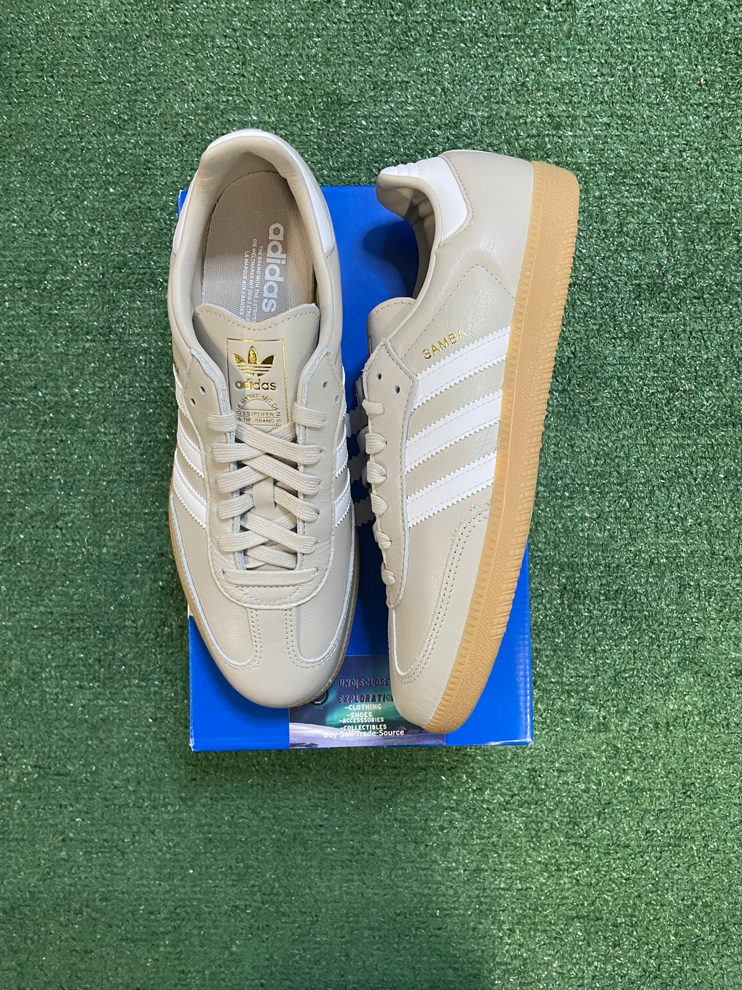Adidas Samba OG beige cloud white gum