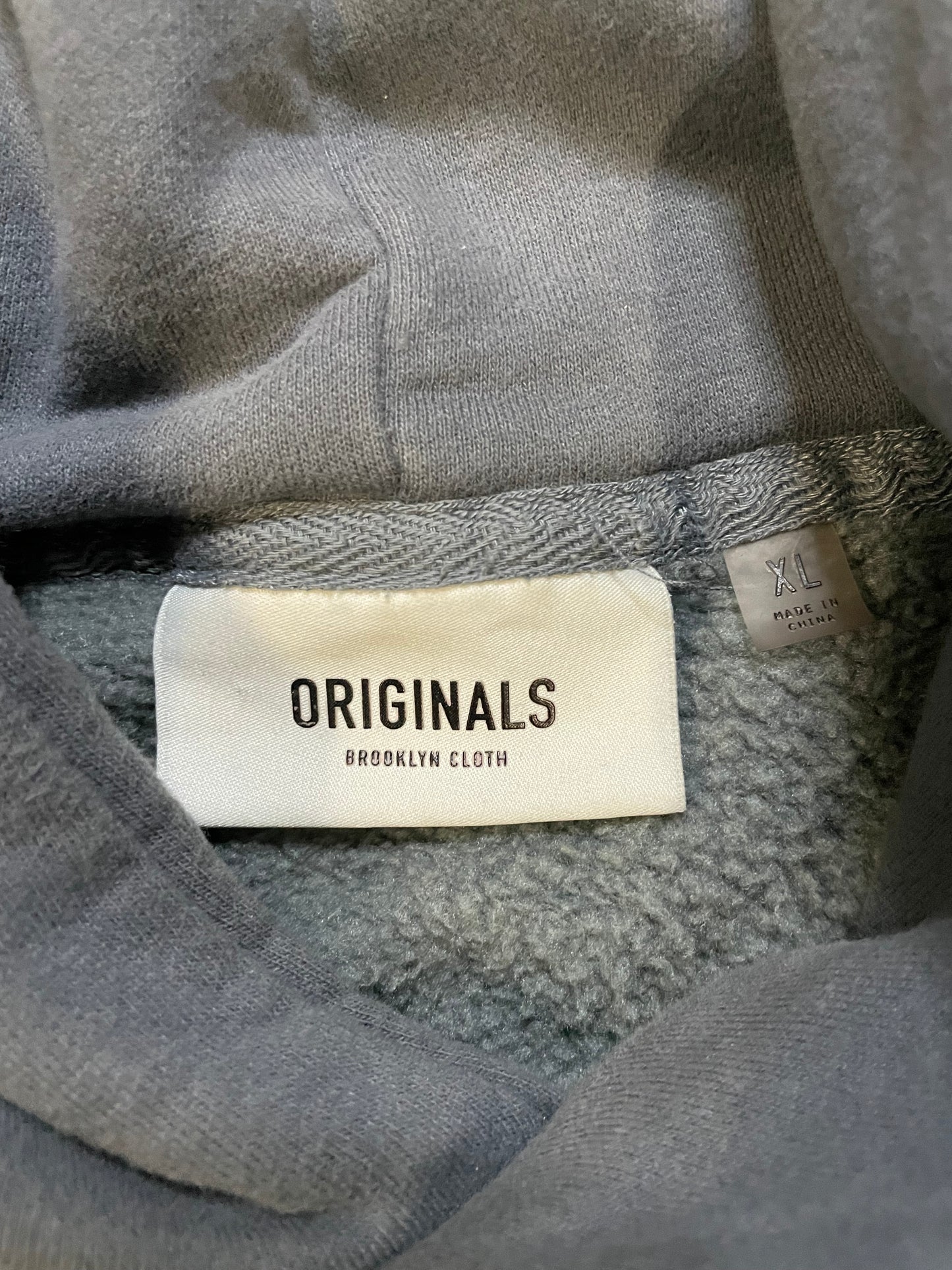 Brooklyn cloth grey hoodie