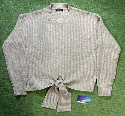 Grey fashion sweater