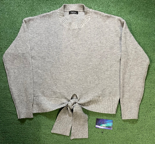 Grey fashion sweater
