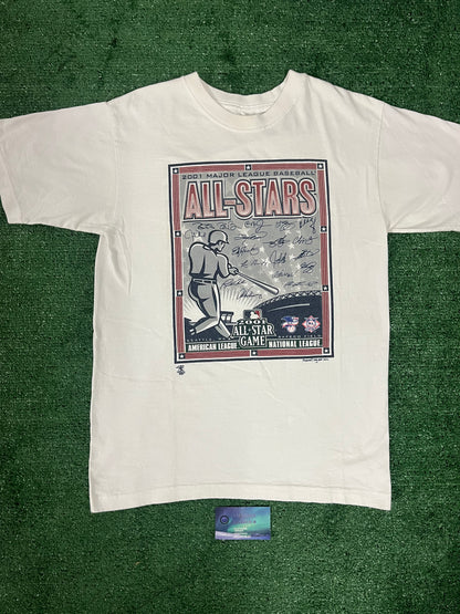 Vintage 2001 All star game tee