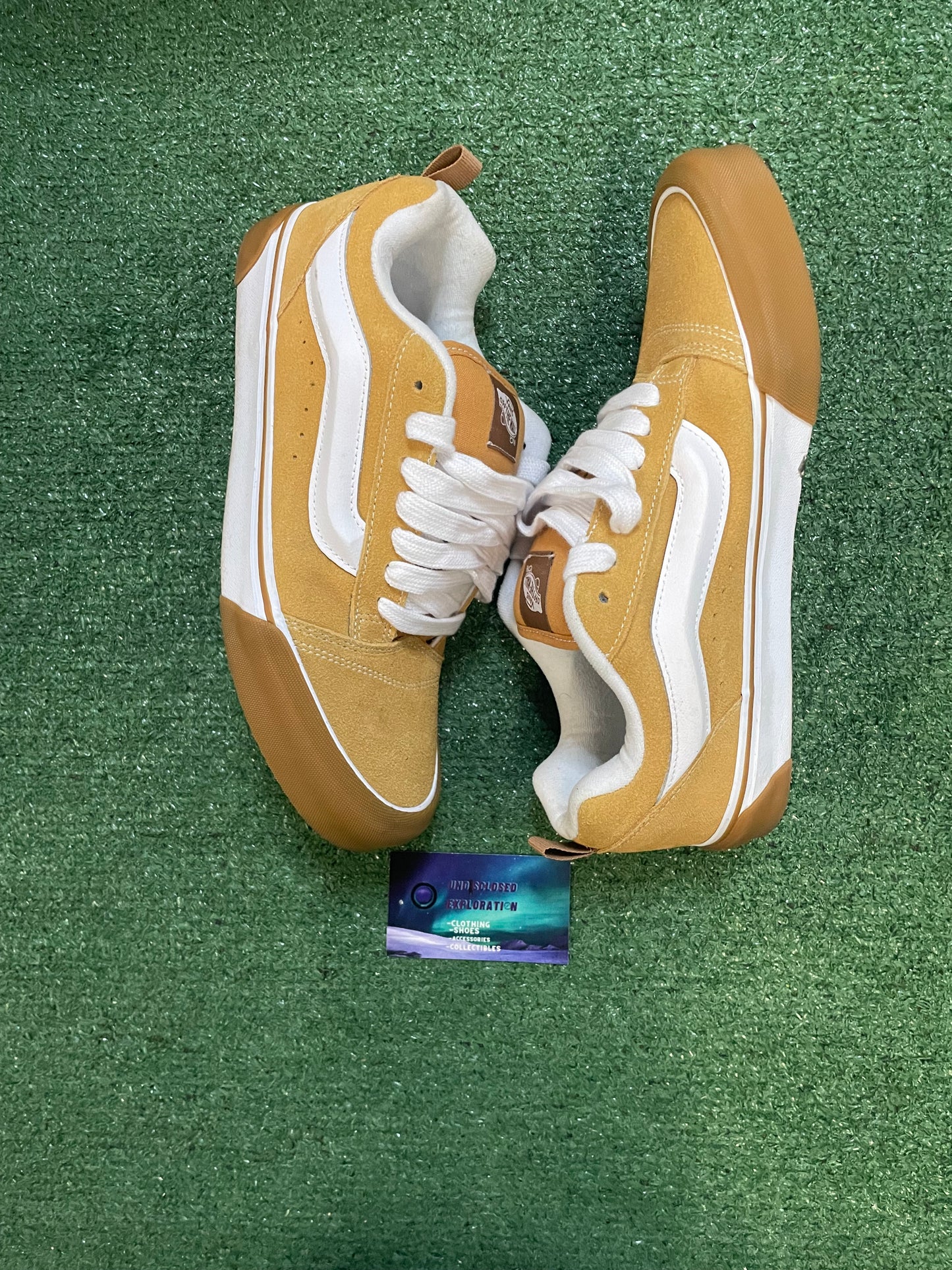 Vans knu skool honey yellow 10men/11.5women