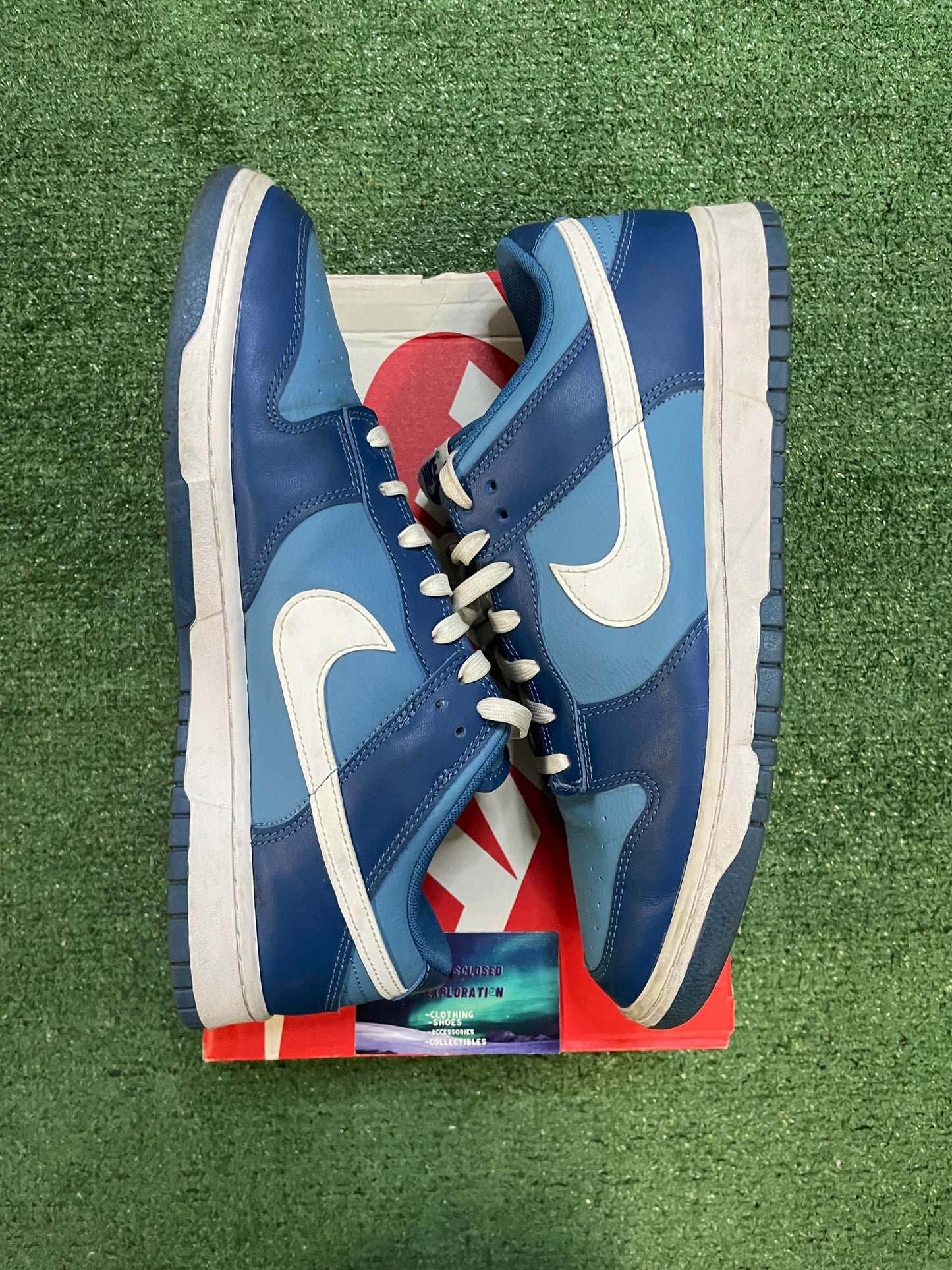 Nike Dunk low dark marina blue size 12men/13.5women