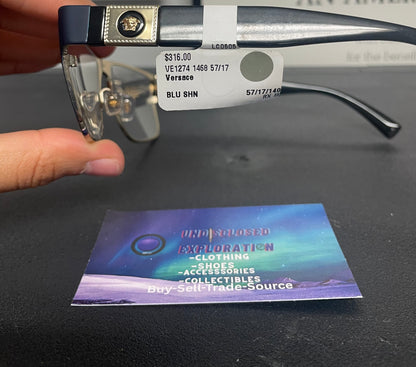Versace blue and black VE1274 glasses