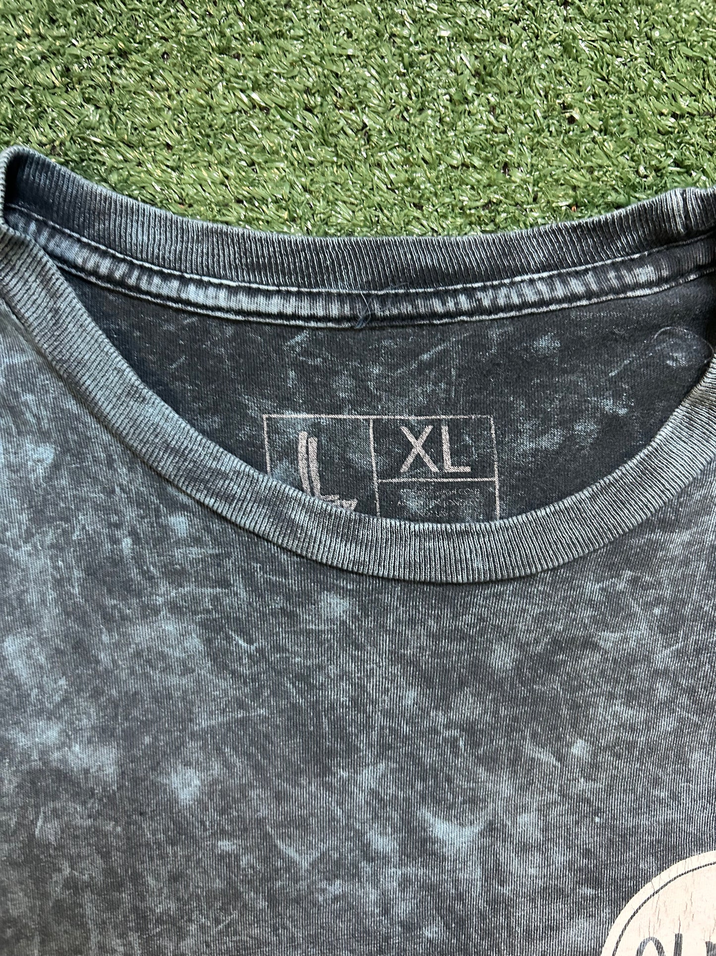 Erup gray acid wash tee