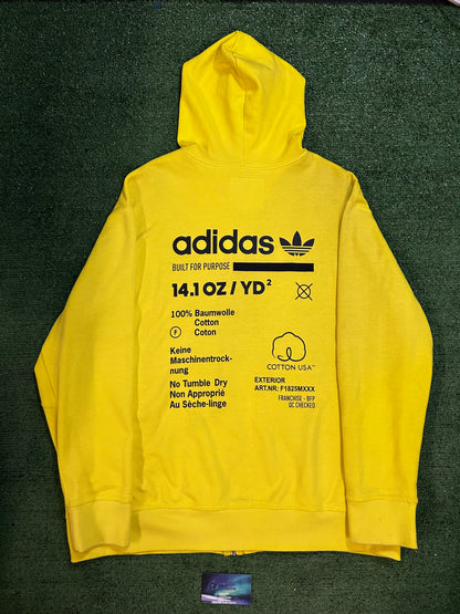 Adidas kaval zip up hoodie