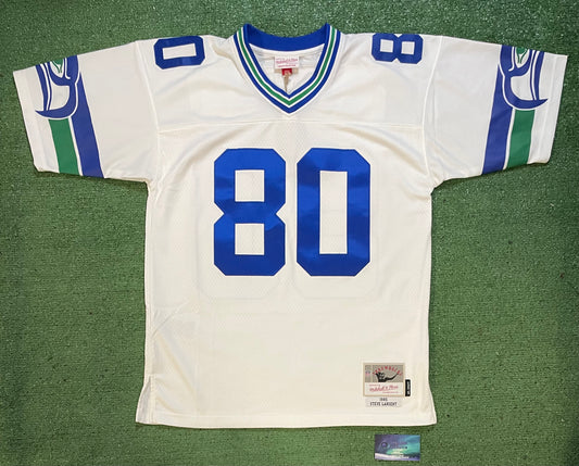 Seattle Seahawks Steve Largent #80 Mitchell & ness throwbacks jersey