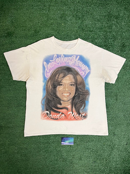 Donda West & Robert kardashian Kanye West Saint Pablo Tour tee