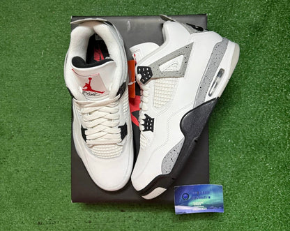 Jordan 4 White Cement
