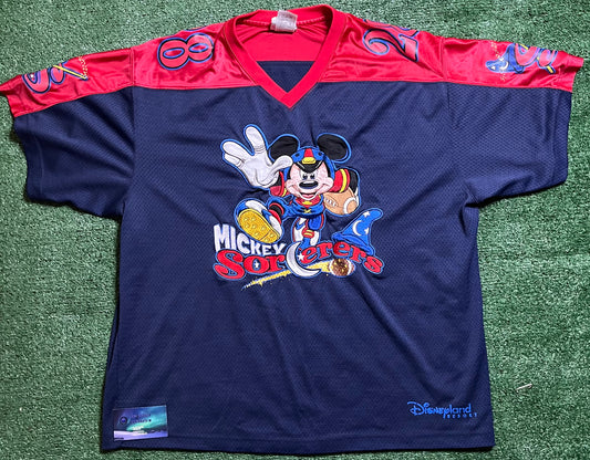 Vintage Disney Mickey Mouse sorcerer Football Jersey