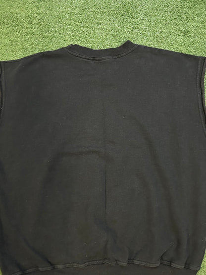 Vintage 1990s Harley Davidson cutoff crewneck