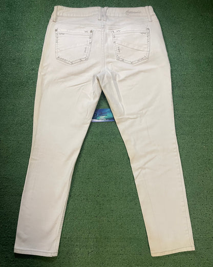 Hydraulic white jeans