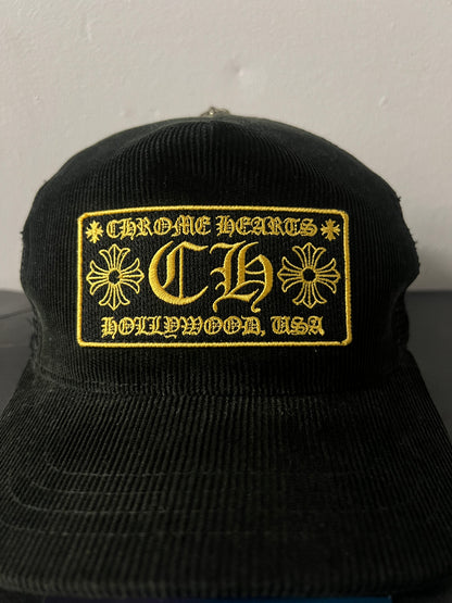 Chrome hearts Corduroy black hat