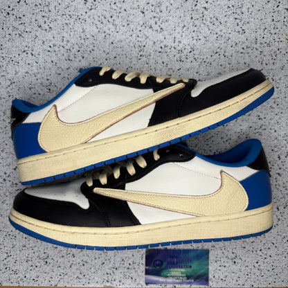 Jordan 1 Low Travis Scott Fragment 12 Men “Preowned”
