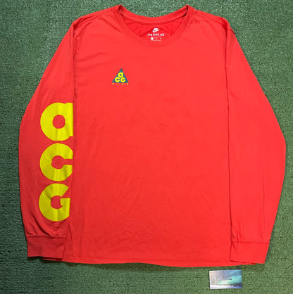 Nike ACG red Sasquatch longsleeve